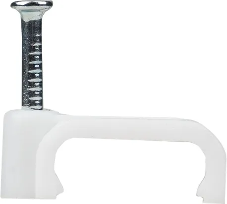 Скоба плоская с гвоздем 14мм (100 шт.) (ELUX), уп