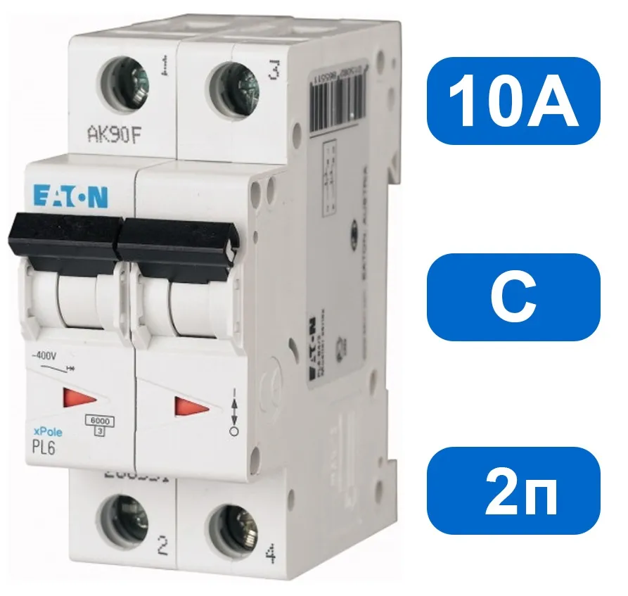 Автомат PL6-C10/2