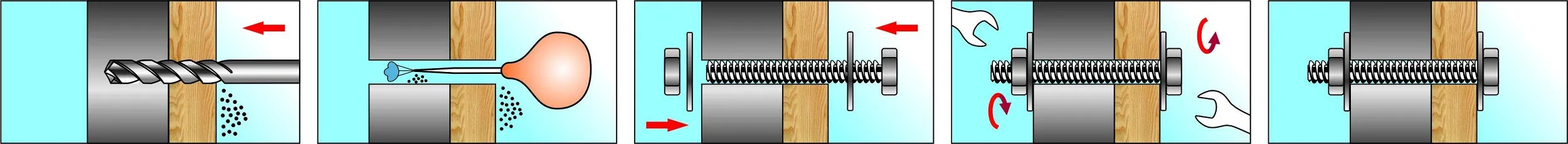 Болт М8*30 DIN933 нерж. (4 шт.) (Стройбат)