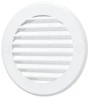 Решетка вентиляционная С СЕТКОЙ РКС фланец D160 D196 пластик ERA