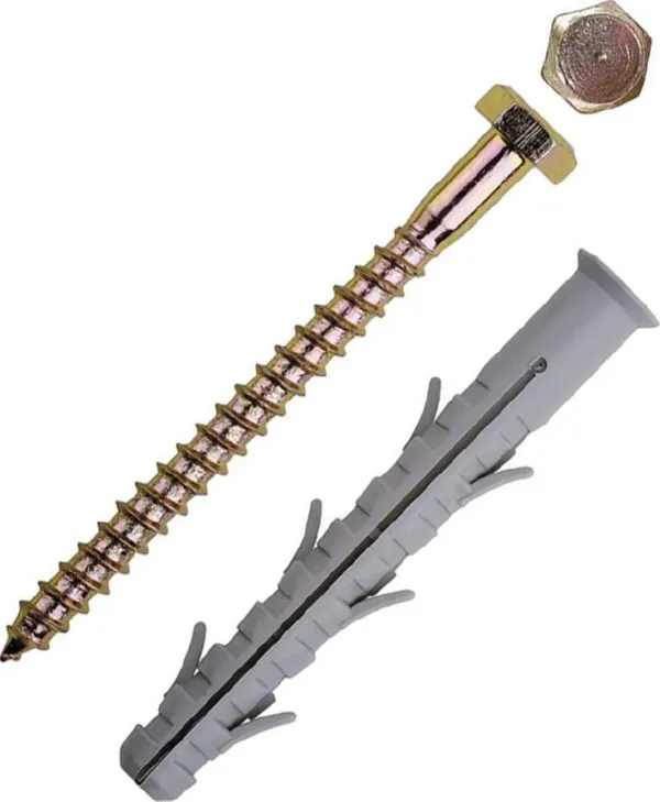 Дюбель фасадный с саморезом 10*140 (40 шт.) (Tech-KREP)