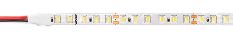 Лента LED SMD2835 12Вт 3000К 12В IP20 1600лм/м 120led/м 8мм (уп.5м) WOLTA, уп