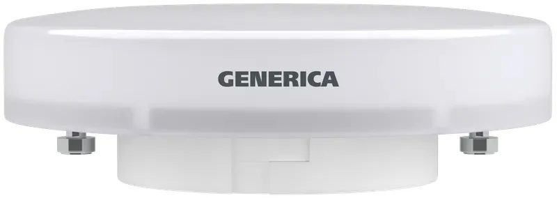 Лампа LED T80 GX53 4000К 8Вт 800Lm GENERICA