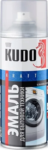 Эмаль для бытовой техники белая 520мл KUDO