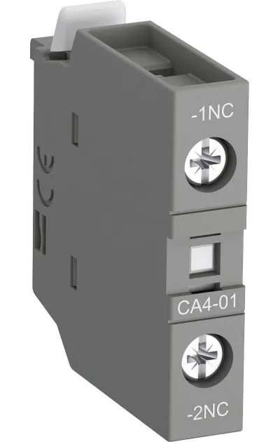 Блок-контакт фронтальный CA4-01 (1NC) ABB
