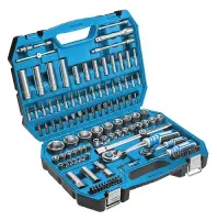 Набор инструментов 144 шт, двухцветный чемодан HOEGERT, ком