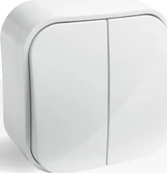 Выключатель ОУ 2-кл. Белый Quteo LEGRAND (20)