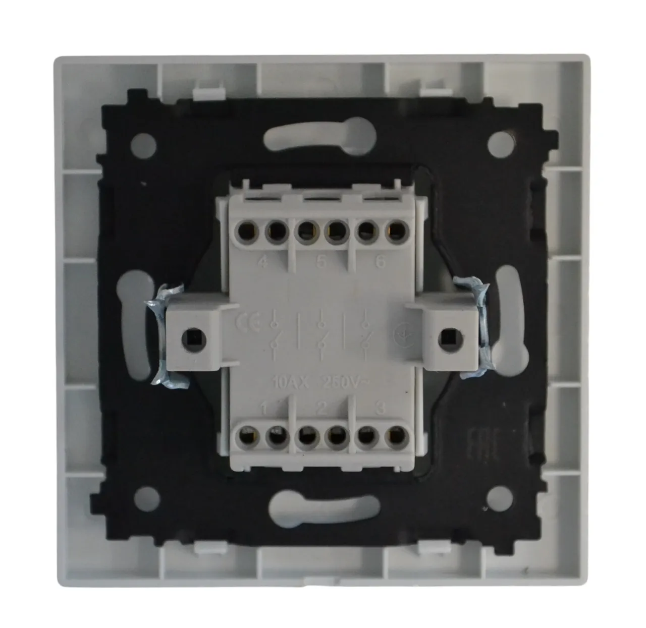 Выключатель 3-кл. белый SD-P1010W "Standard" AWSproducts