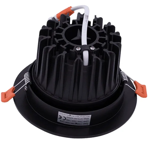 Встраиваемый светильник KZ-2-DLB-7-NW, 7Вт, 4000К, черный