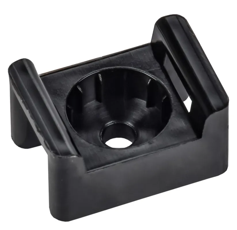 Площадка монтажная 16х23 чёрная под пистолет (100шт) IEK, уп