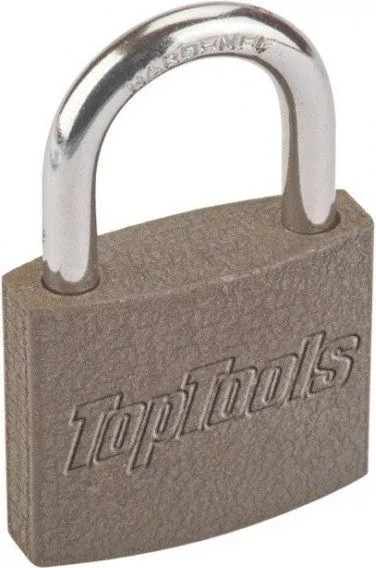 Замок висячий чугунный, 40 мм, 3 ключа TOPEX