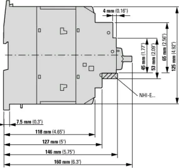 Авт. защиты эл. двигателя PKZM4-63 (55-63А)-3 pol