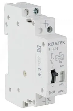 Реле BIR-16/20-AC230/DC110V, 2NO, 16A(250VAC), 230VAC, с перекл., 1M Reletek