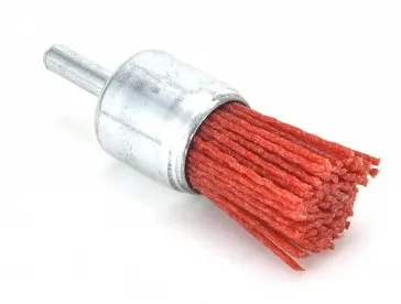 Щетка дисковая с хвостовиком, нейлоновая, диаметр 25 мм HOEGERT