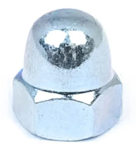 Гайка М6 колпачковая DIN1587 цинк (3 шт.) (Стройбат)