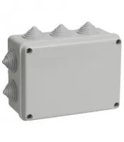Коробка распред. о/п 150х110х70 IP55 СЕРАЯ 10 сальников КМ41242 IEK (30)