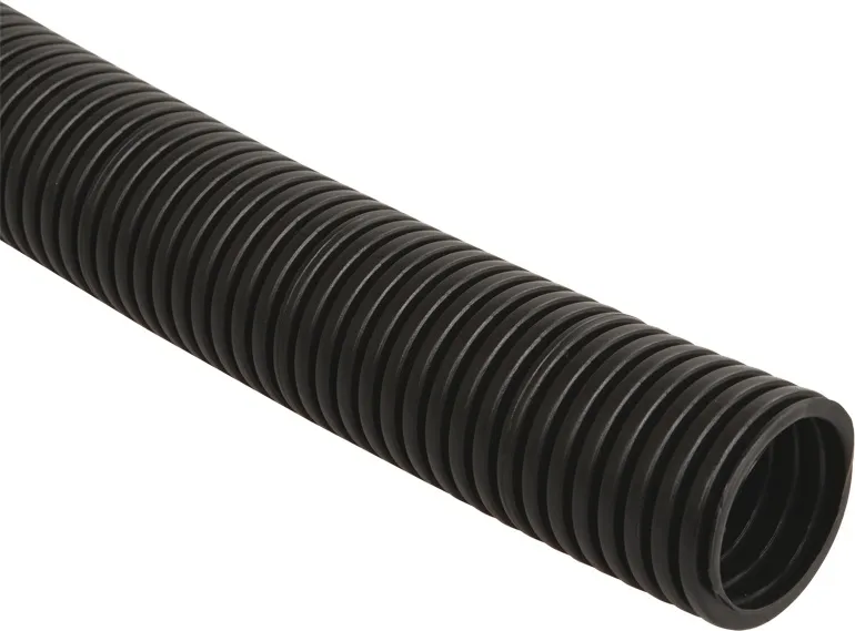 Труба гофр. ПНД 20 мм ЧЕРНАЯ с зондом IEK (10м), уп