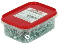 Саморез универсальный 4,0*50 (белый цинк 200 шт.) (ГОСКРЕП), уп