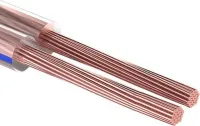 Кабель акустический, 2х2.50 мм2, прозрачный BLUELINE, 100 м.  REXANT