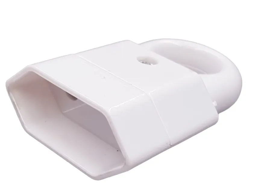 Розетка с кольцом б/з 10А Белая Standart Luxe