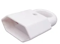 Розетка с кольцом б/з 10А Белая Standart Luxe