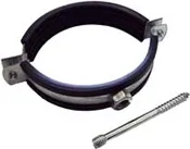 Хомут сантехнический (125мм) М8 без шпильки цинк