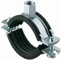 Хомут сантехнический 2 1/2" (74-80) М8 цинк без шпильки Premium (в упак. - 180 шт.)