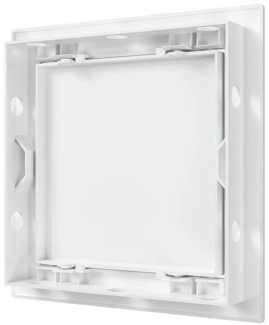 Люк ревизионный AD фланец 146х146 нажимной 168х168 пластик AURAMAX