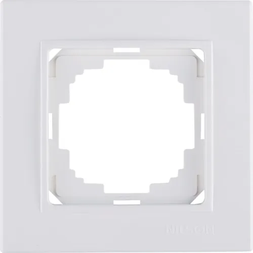 Рамка 1-местн., ALEGRA, белый