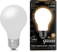 Лампа LED A60 E27 2700К 10Вт 820Лм Filament OPAL Gauss