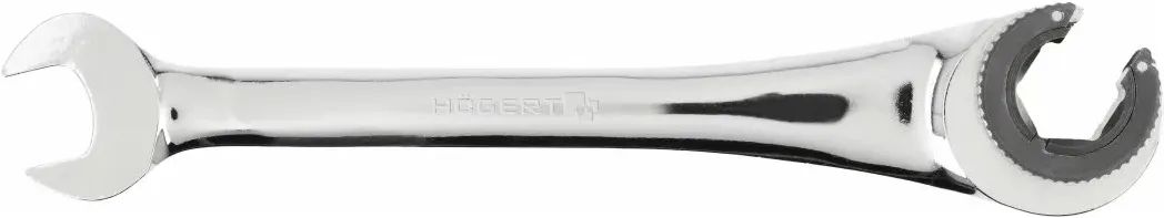 Ключ комбинированный трещоточный разрезной 8 мм HOEGERT