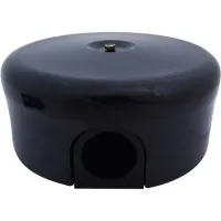 Коробка распред. 78х50мм Черный (керамика) Bironi