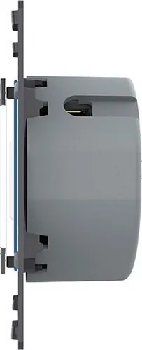 Выключатель сенсорный 2-кл. Quadro Белый Livolo