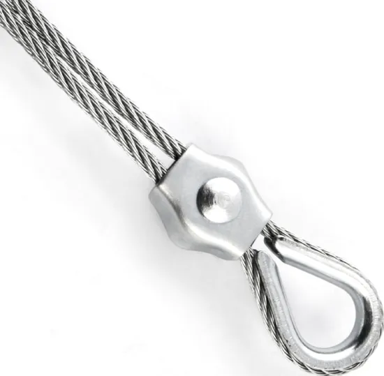 Зажим троса Simplex 6мм (белый цинк)