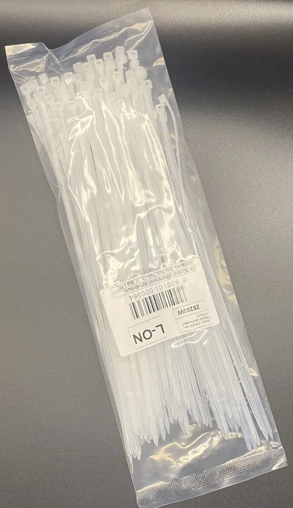 Хомут 2,5*200 белый нейлон (100шт) ЛСОН (LSON), уп