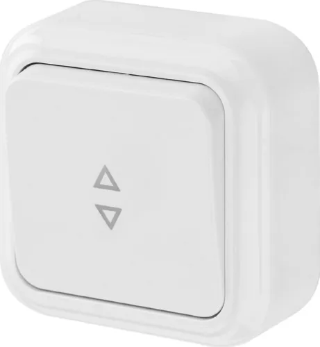 Выключатель ОУ проходной 1-кл. Белый Пралеска Bylectrica