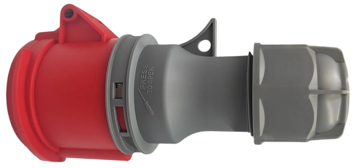 Розетка переносная 32A 4п (3P+PE) SLN-224 IP44, 380В, AWSPRODUCTS