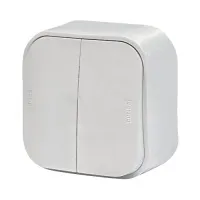 Выключатель ОУ 2-кл. Белый Quteo LEGRAND (20)