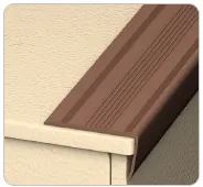 Угол для ступеней 42х20мм 1,35м "Идеал" Темно-серый (10 шт. в уп.)