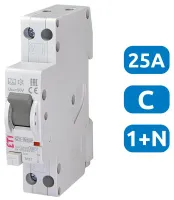 АВДТ KZS-1M C25/0.03 1+N, 30мА, тип А, 6кА (универ. подкл.) ETI