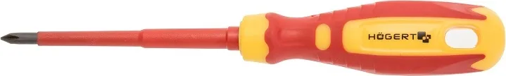 Отвертка диэлектрическая PH1, 100 мм, HOEGERT
