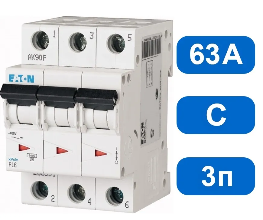 Автомат PL6-C63/3