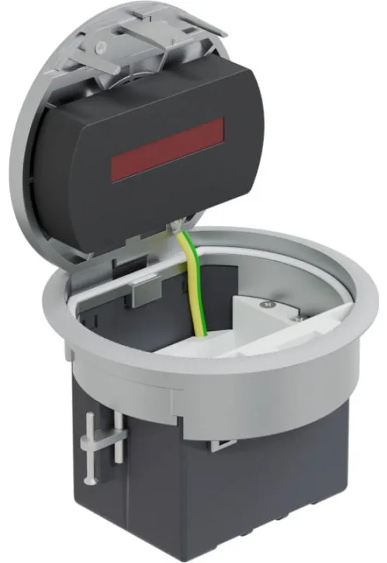 Люк в пол на 1,5 поста (45х45мм), с суппортом и коробкой LUK/1,5AL66 Ecoplast