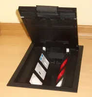 Люк в пол на 6 постов с суппортом и коробкой (45х45мм), LUK/6 Ecoplast