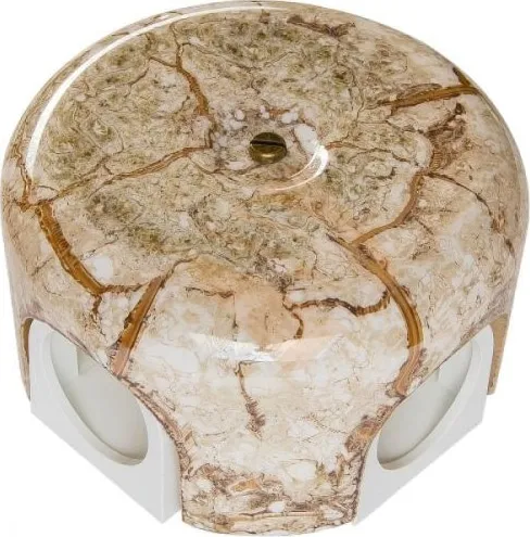 Коробка распред. 78х50мм Мрамор (керамика) Bironi