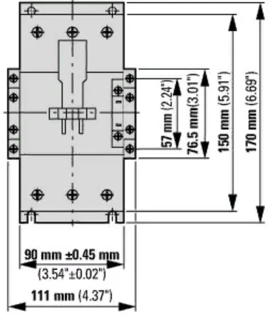 Контактор DILM150 (240v;50Гц;I-150А; 75КВт)