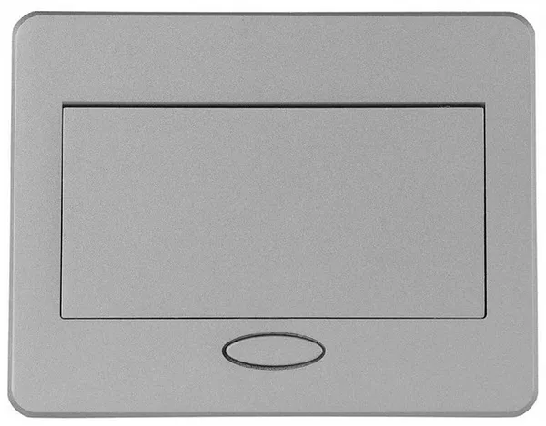 Выдвижной гор. модуль в столешницу для 2 розеток Серый RocketSocket