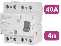 УЗО EFI6-P4 40/4/0.03 30мА, тип АС, 6кА ETI
