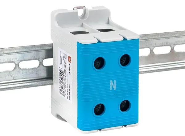 Клемма силовая вводная двойная КСВ 35-150 синяя EKF PROxima