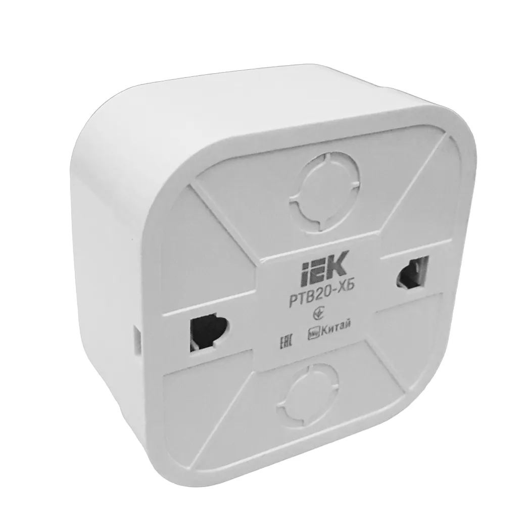 Розетка ОУ TV белая GLORY IEK